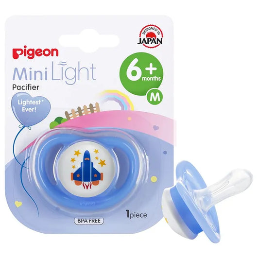 Pigeon Mini Light Pacifier Boy M - Rocket