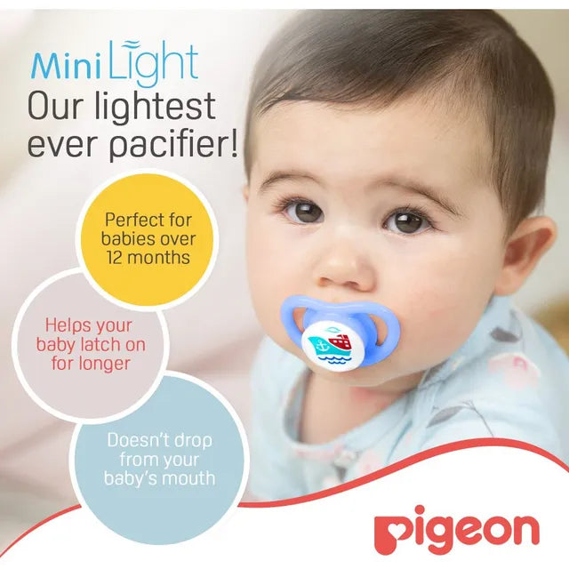 Pigeon Mini Light Pacifier Boy L - Ship