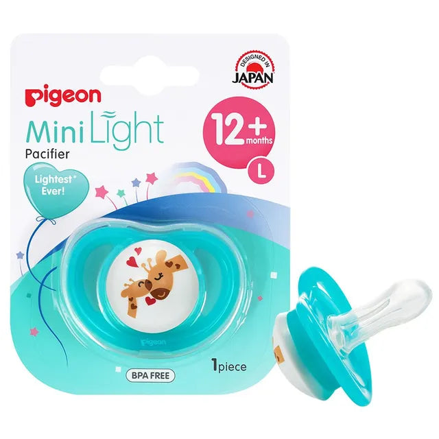 Pigeon Mini Light Pacifier Unisex L -  Giraffee