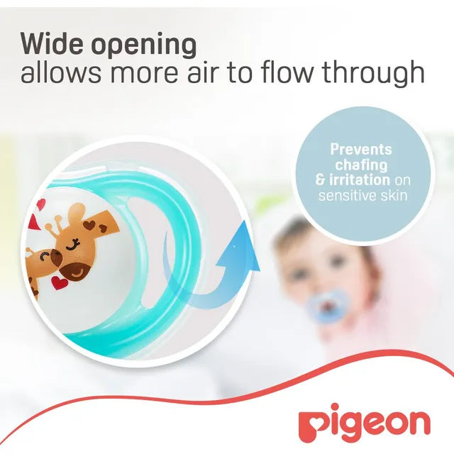 Pigeon Mini Light Pacifier Twin Girl L - Pack of 2