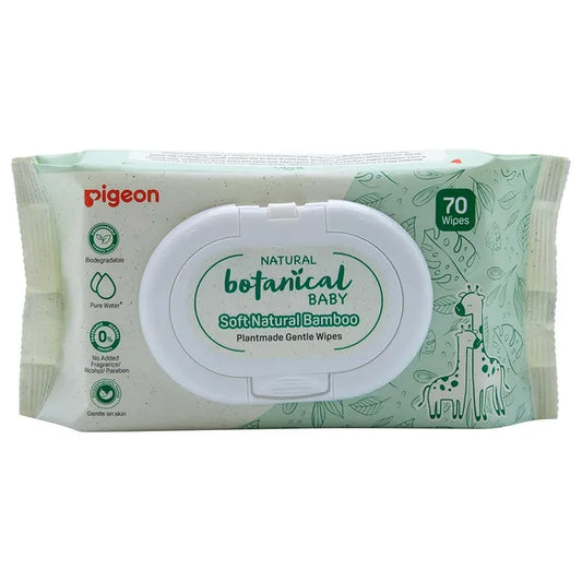 Pigeon Natural Botanical Baby Wipes - 70 Sheets