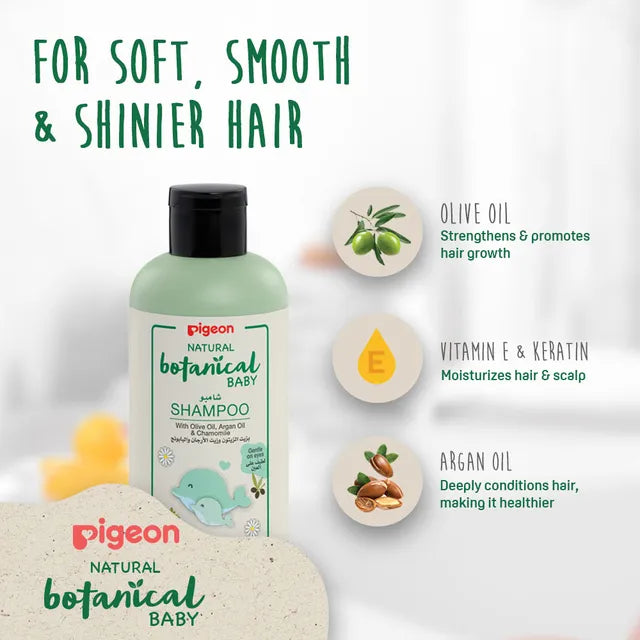 Pigeon Natural Botanical Baby Shampoo - 200ml