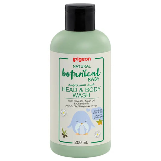 Pigeon Natural Botanical Baby Head & Body Wash - 200ml