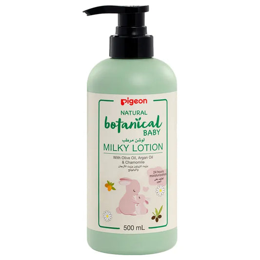 Pigeon Natural Botanical Baby Milky Lotion - 500ml