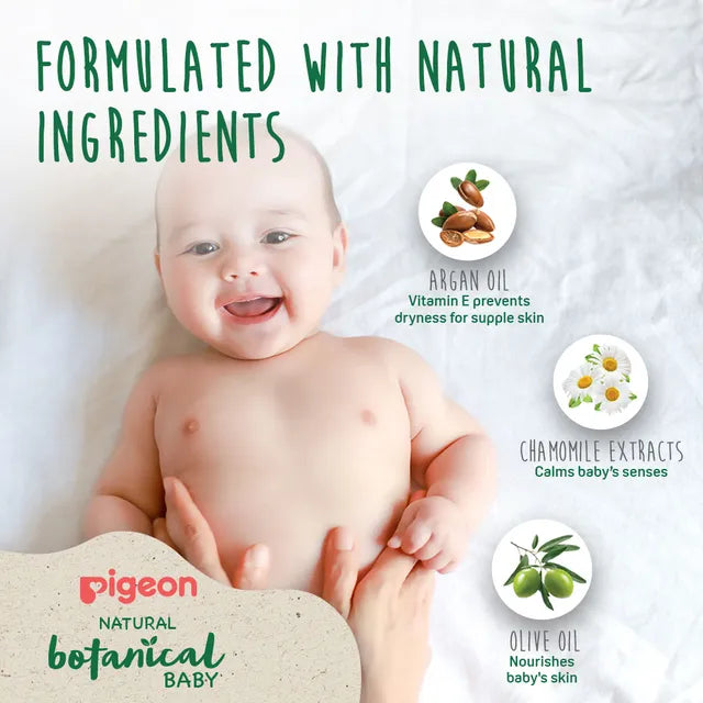 Pigeon Natural Botanical Baby Milky Lotion - 500ml