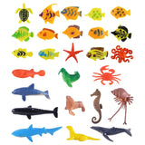 Power Joy Animal Worldz Sea World Figurine 2 inch - 10pcs Assorted