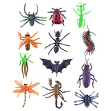 Power Joy Animal Worldz Insects Figurine 4 inch - 6pcs Assorted