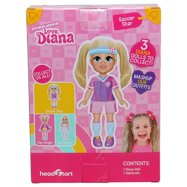 Headst Love Diana Doll Soccer Star