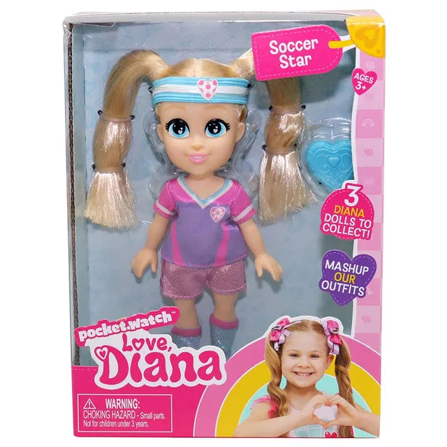 Headst Love Diana Doll Soccer Star