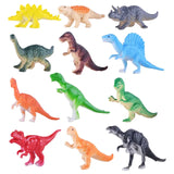 Power Joy Animal Worldz Dinosaur Figurine 4inch - 6pcs Assorted