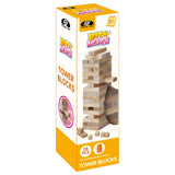 Power Joy Wooden Tower Blocks 54pcs 4-dices
