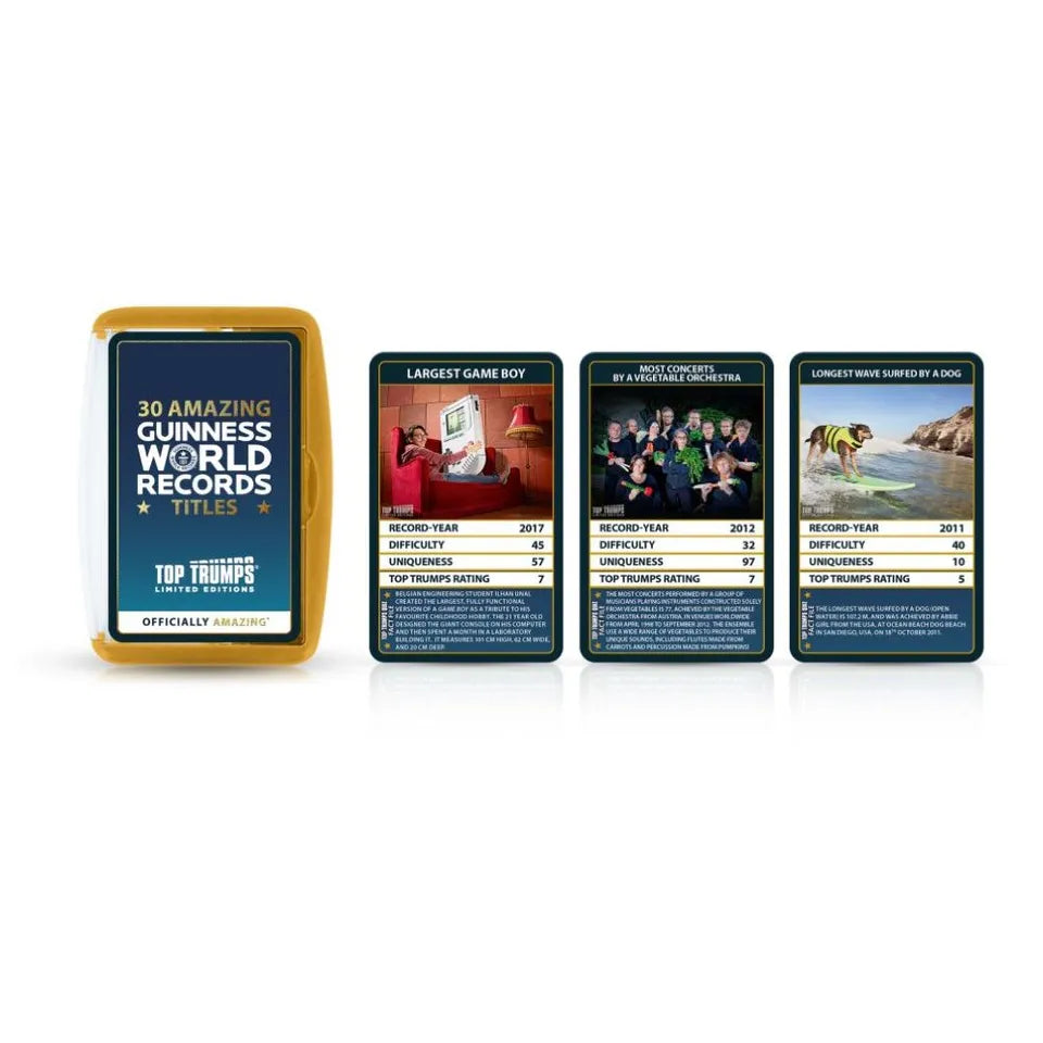 Winning Moves Top Trumps Guinness World Records Card