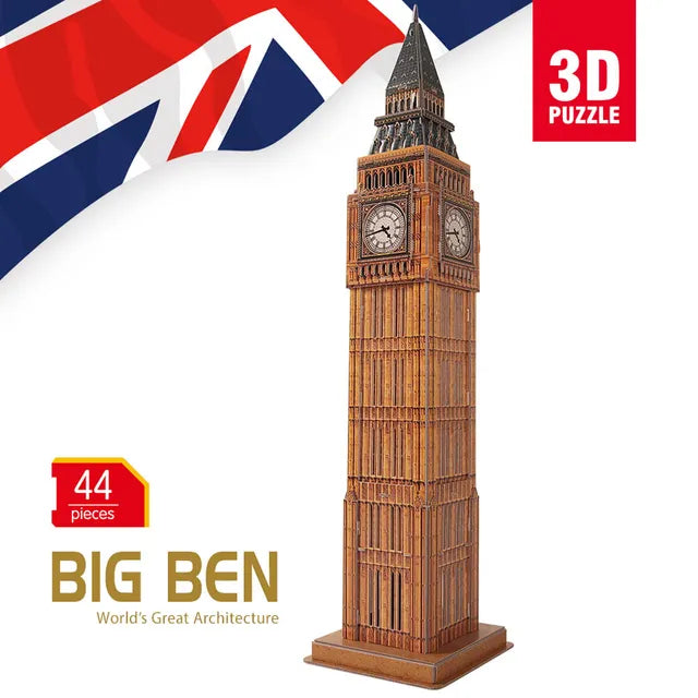 Cubicfun 3D Puzzle Big Ben London - 44Pcs