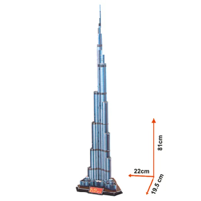 Cubicfun 3D Puzzle Burj Khalifa - 92Pcs