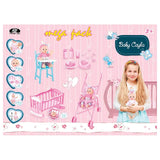 Power Joy Baby Cayla Megapack Doll 30cm - Assorted 1pc