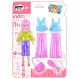 Power Joy Everyday Fash Doll Snap On 7pcs
