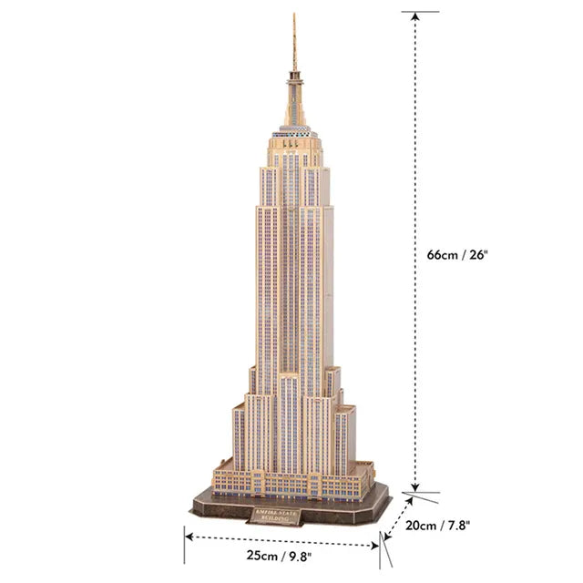 Cubicfun Ngeo 3D Puzzle Empire State Building - 66Pcs