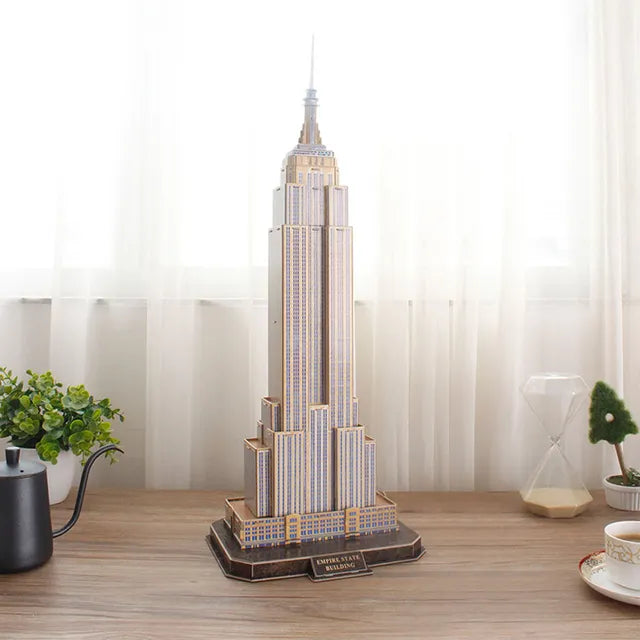 Cubicfun Ngeo 3D Puzzle Empire State Building - 66Pcs