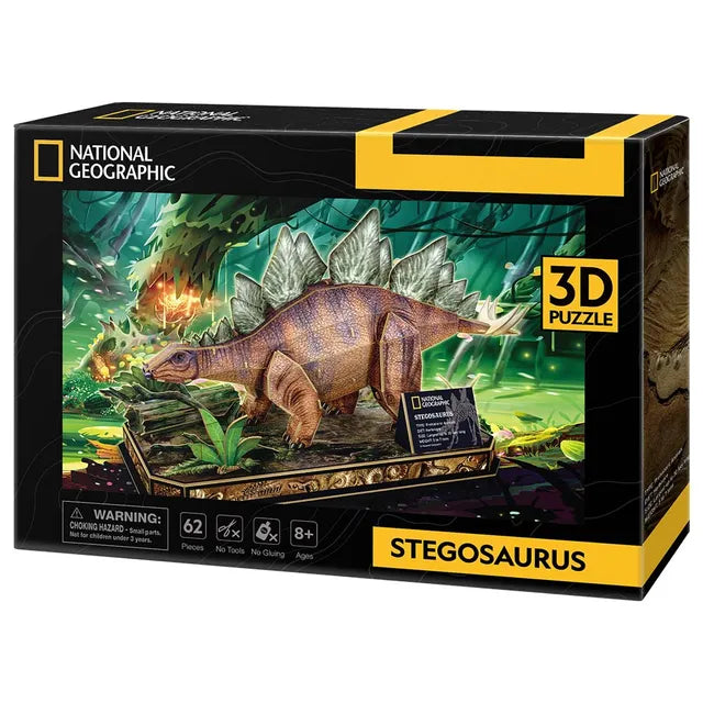 Cubicfun Ngeo 3D Dino Stegosaurus - 62Pcs