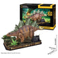 Cubicfun Ngeo 3D Dino Stegosaurus - 62Pcs