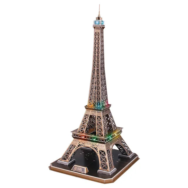 Cubicfun 3D Puzzle Led Eiffel Tower - 84Pcs