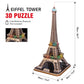 Cubicfun 3D Puzzle Led Eiffel Tower - 84Pcs