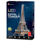 Cubicfun 3D Puzzle Led Eiffel Tower - 84Pcs