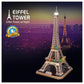 Cubicfun 3D Puzzle Led Eiffel Tower - 84Pcs