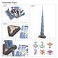 Cubicfun 3D Puzzle Burj Khalifa - 136Pcs