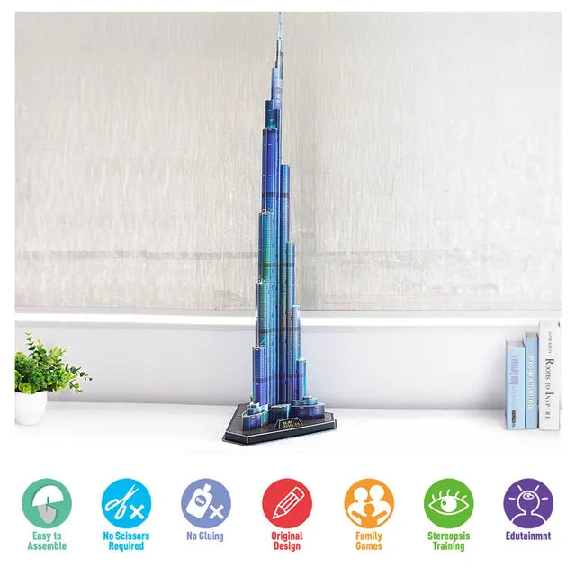 Cubicfun 3D Puzzle Burj Khalifa - 136Pcs