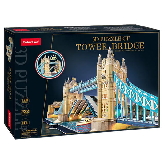 Cubicfun 3D Puzzle Led Tower Bridge - 222Pcs