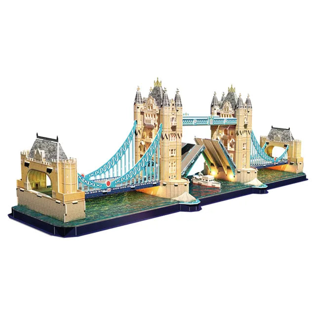 Cubicfun 3D Puzzle Led Tower Bridge - 222Pcs