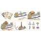 Cubicfun 3D Puzzle Cityline Paris - 114Pcs