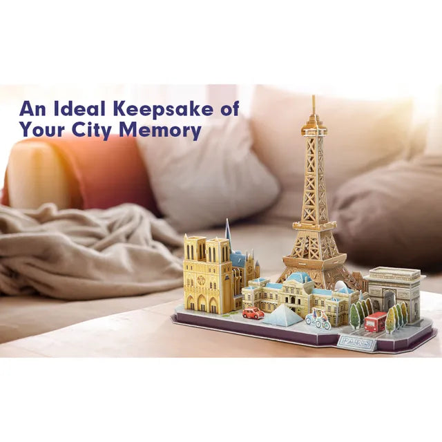 Cubicfun 3D Puzzle Cityline Paris - 114Pcs