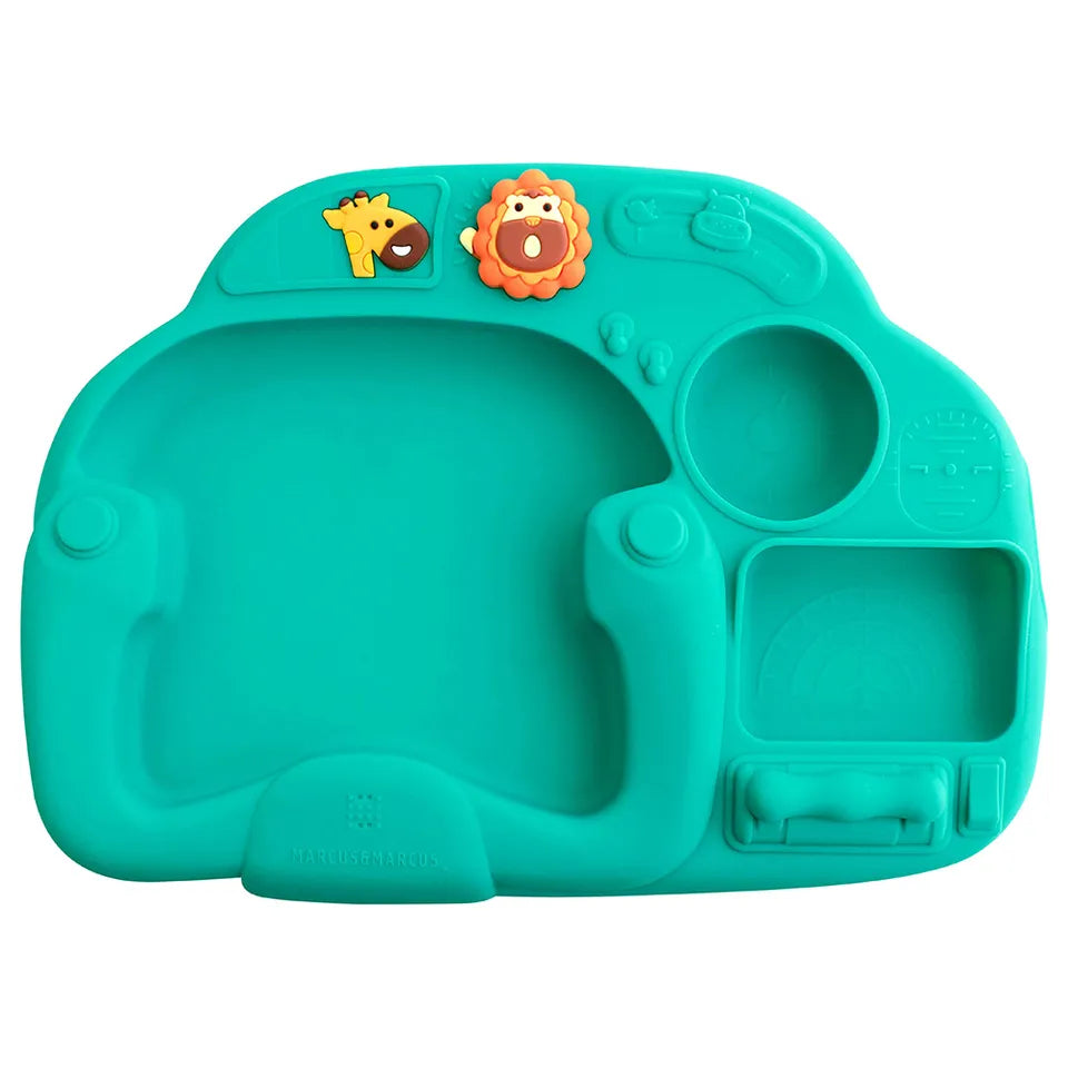 Marcus & Marcus - Creativplate With Suction - Little Pilot - Ollie - Laadlee