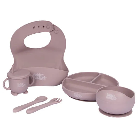 Babies Basic Feeding Set 6pcs - Blush