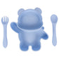 Babies Basic Panda Feeding Set 3pcs - Blue