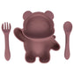 Babies Basic Panda Feeding Set 3pcs - Pink