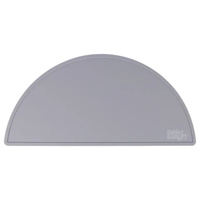 Babies Basic Silicone Placemat for Kids  - Grey