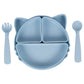 Babies Basic Feeding Set with Removable Sections 3pcs - Blue