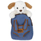 Babies Basic Bag with Detachable Teddy - White