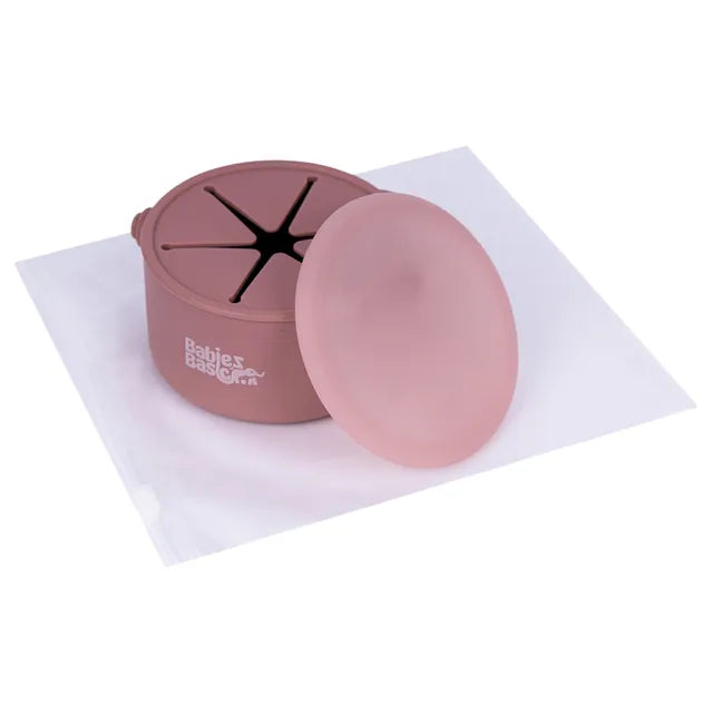 Babies Basic Silicone Snack Cup - Pink