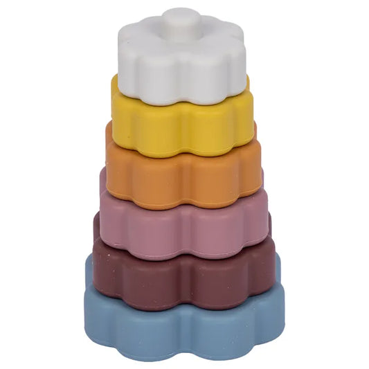 Babies Basic Silicone Stacking Cup - Flower