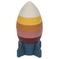 Babies Basic Silicone Stacking Toy Rocket - Multicolor