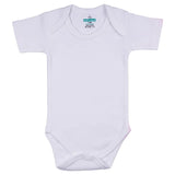 Babies Basic Short Sleeves Romper Bodysuit Pack of 3 - White