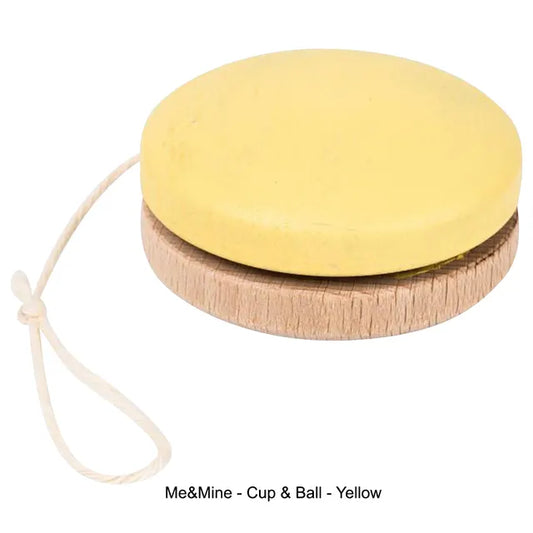 Me & Mine Wooden Yoyo - Yellow