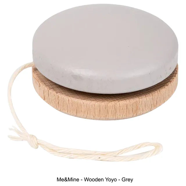 Me & Mine Wooden Yoyo - Grey