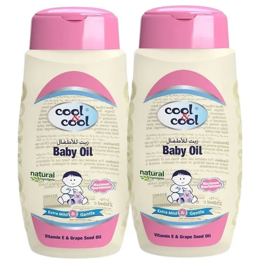 Cool & Cool Baby Oil 250ML - Pack of 2