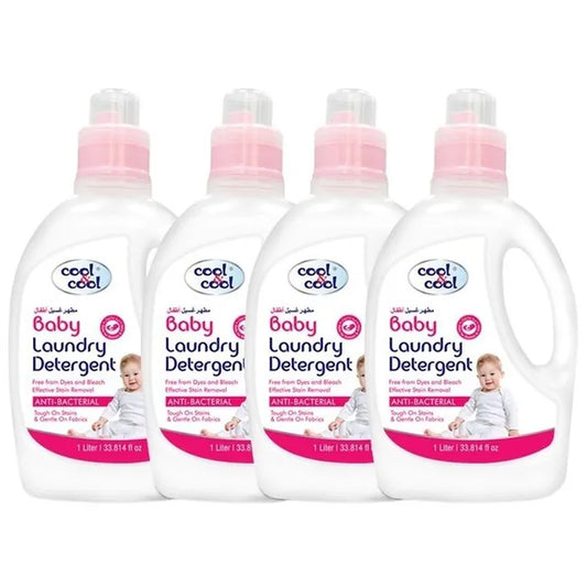 Cool & Cool Baby Laundry Detergent 1L - Pack of 4