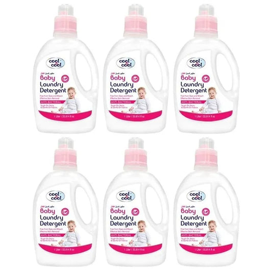 Cool & Cool Baby Laundry Detergent 1L - Pack of 6